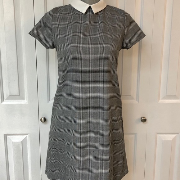 twik Dresses & Skirts - Peter-Pan-Collar Plaid Dress